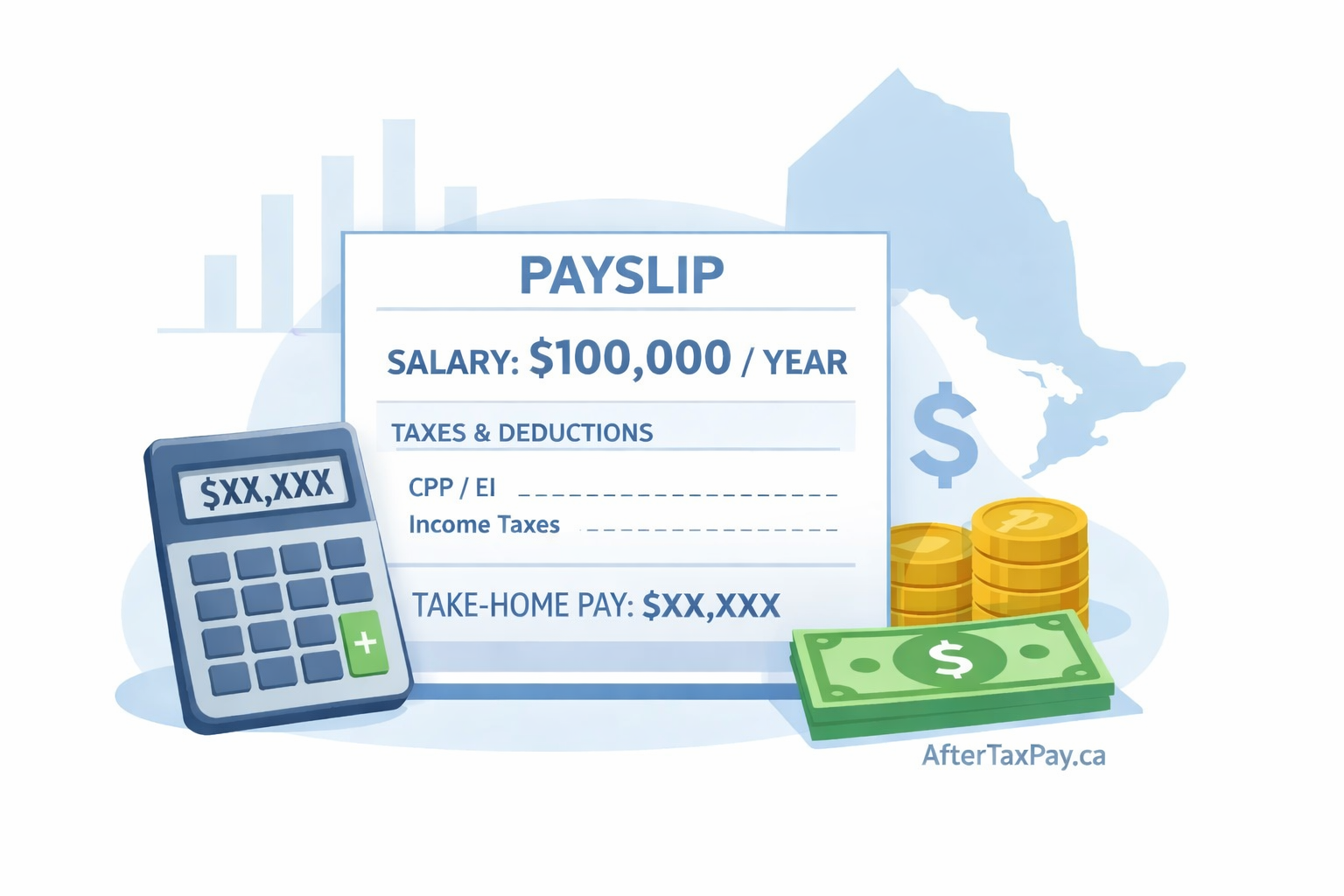 $100,000 After Tax in Ontario Calculator